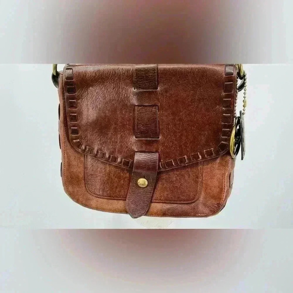 Coach Julia Thick Leather Handbag, Purse Boho - Picture 3 of 16